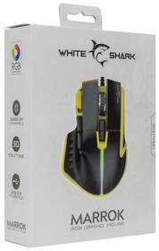 Myš White Shark MARROK žlutá barva

