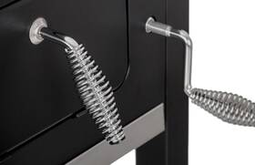 Gril zahradní na dřevěné uhlí G21 Panama BBQ černá barva
