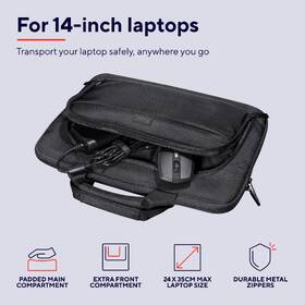 Brašna na notebook Trust Sydney Eco-friendly Slim na 14˝ černá

 obrázek produktu 5 z 10