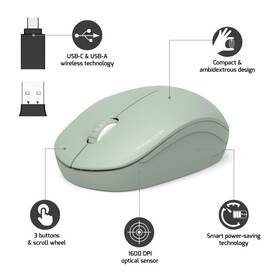 Myš PORT CONNECT Wireless COLLECTION zelená

 obrázek produktu 5 z 7