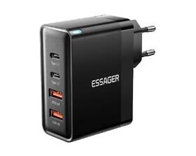 Nabíječka do sítě Essager Multi Charge 100W, 2x USB-C, 2x USB-A černá

 obrázek produktu 1 z 10