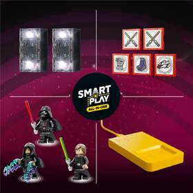 Stavebnice LEGO® Star Wars™ 75427 SMART Play™: Duel v trůnním sále a A-Wing™ 

 obrázek produktu 4 z 8