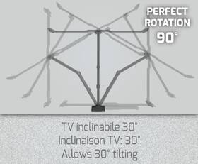 Držák TV Meliconi SlimStyle Plus 600 SDR polohovatelný pro úhlopříčky 50" až 82", nosnost 25 kg 

 obrázek produktu 5 z 8