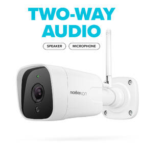 IP kamera Niceboy ION Guardian G2 PRO 2K Wi-Fi bílá barva
