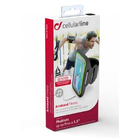 Pouzdro na mobil sportovní CellularLine Armband Fitness na 5,5" černé

 obrázek produktu 2 z 2
