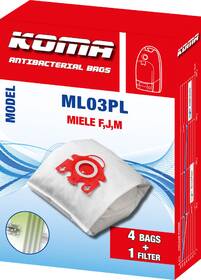 Sáčky do vysavače Koma ML03PL (4 ks) 

 obrázek produktu 3 z 4