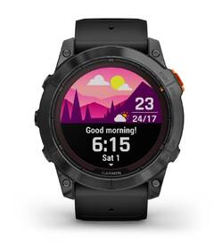 Chytré hodinky Garmin fenix 7X Pro Glass Solar -  Gray / Black Silicone Band 

 obrázek produktu 3 z 8