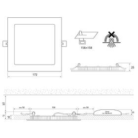 Vestavné svítidlo McLED Toro S15, 15W, 2700K bílé

 obrázek produktu 9 z 9