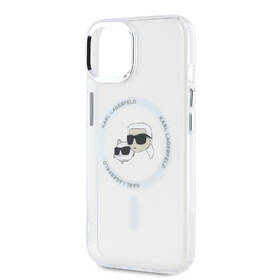 Kryt na mobil Karl Lagerfeld K&CH Heads Metal Frame na Apple iPhone 14, MagSafe průhledný

 obrázek produktu 3 z 5