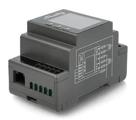 Modul Shelly Pro Dual Cover PM, roletový na DIN lištu, Wi-Fi, LAN šedý

 obrázek produktu 3 z 5