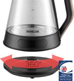 Rychlovarná konvice Sencor SWK 1595BK, 1,5 l sklo

 obrázek produktu 9 z 15