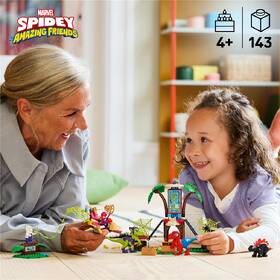 Stavebnice LEGO® Marvel Spidey a jeho úžasní přátelé 11200 Spidey, Gobby a raptoří bitva na základně na stromě 

 obrázek produktu 8 z 9