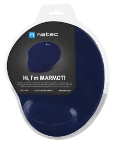 Podložka pod myš Natec Marmot, 24,5 × 22,5 cm tmavě modrá

 obrázek produktu 5 z 5