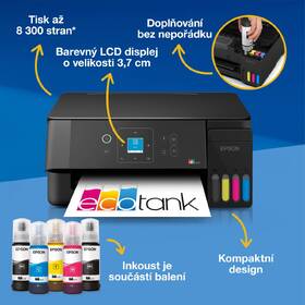 Tiskárna multifunkční Epson EcoTank L3362 černá

 obrázek produktu 3 z 16