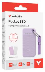 SSD externí Verbatim Pocket SSD 128GB + 2x obal fialový

 obrázek produktu 4 z 11