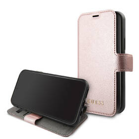 Pouzdro na mobil flipové Guess Iridescent Book na Apple iPhone 12 mini růžový

 obrázek produktu 1 z 3
