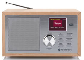 Radiopřijímač s DAB+ GoGEN DAB 620 BTCS stříbrná barva

