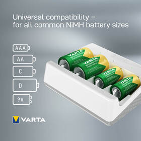 Nabíječka Varta Universal Charger (bez baterií) 

 obrázek produktu 15 z 17