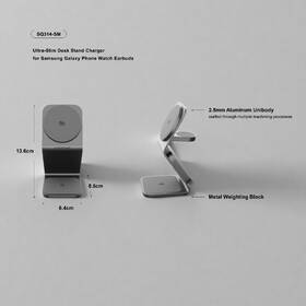 Bezdrátová nabíječka Cubenest Qi2.2 3v1 s MagSafe (SQ314 Samsung watch) šedá

 obrázek produktu 11 z 11