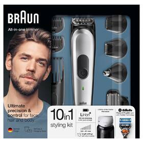 Zastřihovač multifunkční Braun MGK7020 stříbrný

 obrázek produktu 8 z 10