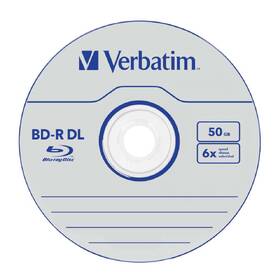 Disk Verbatim BD-R DL 50GB, 6x, jewel, 1ks 

 obrázek produktu 1 z 1