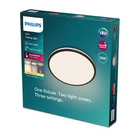 Stropní svítidlo Philips Ozziet CL570, Slim, 18W, teplá bílá černé

 obrázek produktu 2 z 2