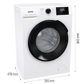 Pračka Gorenje W1NGPI72SBS bílá barva
