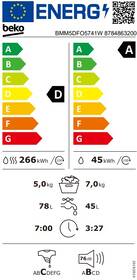 Pračka se sušičkou Beko BMM5DFO5741W bílá

 obrázek produktu 1 z 8