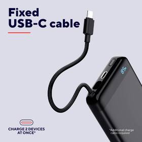 Powerbanka Trust Fiera, 20000 mAh, s kabelem, 2x USB-C černá

 obrázek produktu 7 z 11