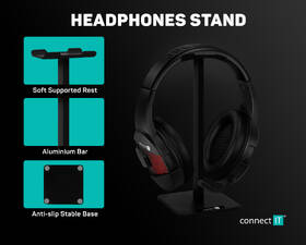 Stojánek Connect IT Stand-It na headsety černý

 obrázek produktu 3 z 4