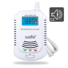 Detektor plynů Safe 808 COM Kombinovaný detektor CO a výbušných plynů 

 obrázek produktu 1 z 2