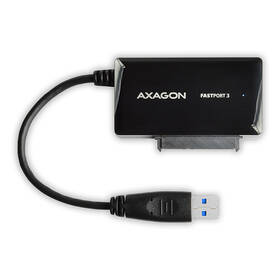 Adaptér Axagon USB3.0 - SATA 6G HDD FASTport3 vč. Napáječe černá barva

