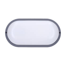 Stropní svítidlo Solight oválné, 20W, 1500lm, 4000K, IP54 šedé

 obrázek produktu 4 z 9