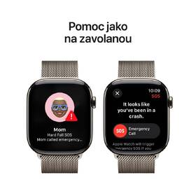 Chytré hodinky Apple GPS + Cellular 42mm pouzdro z přírodního titanu - přírodní milánský tah 

 obrázek produktu 5 z 8