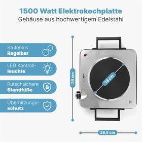 Vařič elektrický Clatronic EKP 3788 nerez

 obrázek produktu 2 z 8