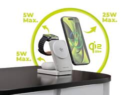 Bezdrátová nabíječka Mobile Origin 3in1 Qi2 25W Stand PW35 stříbrná

 obrázek produktu 13 z 18
