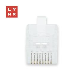 Koncovka Lynx UTP Cat5e, 50µ, 100ks průhledná

 obrázek produktu 1 z 1