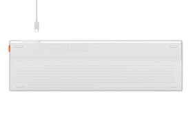 Klávesnice A4Tech FBX50C, CZ/SK layout bílá barva
