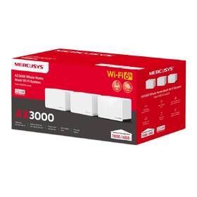 Komplexní Wi-Fi systém Mercusys Halo H85X AX3000 Mesh Wi-Fi 6 (3 ks) bílý

 obrázek produktu 9 z 9