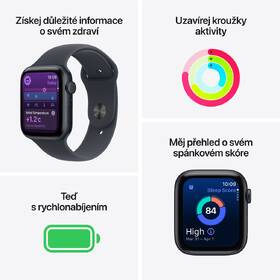 Chytré hodinky Apple GPS + Cellular 44mm hvezdně bílý hliník - hvezdně bílý sportovní řemínek -  M/L 

 obrázek produktu 2 z 7