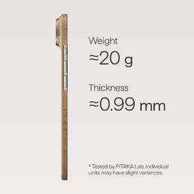 Kryt na mobil Pitaka Ultra-Slim Golden Glint na Apple iPhone Air zlatý

 obrázek produktu 7 z 7