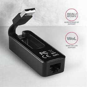 Síťová karta Axagon ADE-XR, USB 2.0/RJ45 černá

 obrázek produktu 2 z 6