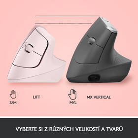 Myš Logitech Lift Vertical Ergonomic růžová

 obrázek produktu 8 z 9