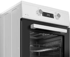 Indukční sporák Beko FSM59305WDT bílá barva
