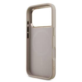Kryt na mobil Guess 4G Strass Triangle Logo Gold Frame MagSafe na Apple iPhone 18 Pro růžový

 obrázek produktu 4 z 6