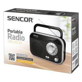 Radiopřijímač Sencor SRD 210 BS černý/stříbrný

 obrázek produktu 1 z 1