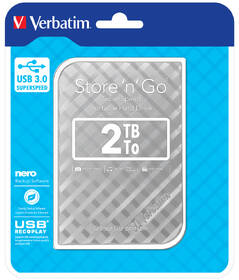 Externí pevný disk 2,5" Verbatim 2TB stříbrný

 obrázek produktu 4 z 4