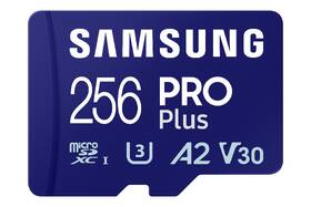 Paměťová karta Samsung 256GB UHS-I U3 (180R/130W) + USB adaptér 
