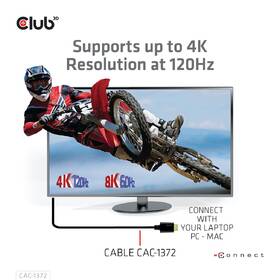 Kabel Club3D HDMI 2.1, High Speed, 8K, (M/M), 2m 

 obrázek produktu 3 z 3