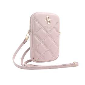 Taštička přes rameno Guess PU Quilted 4G Metal Logo růžová

 obrázek produktu 1 z 4